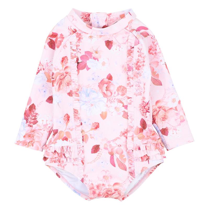 Minihaha Pheobe Print Ls Sunsuit